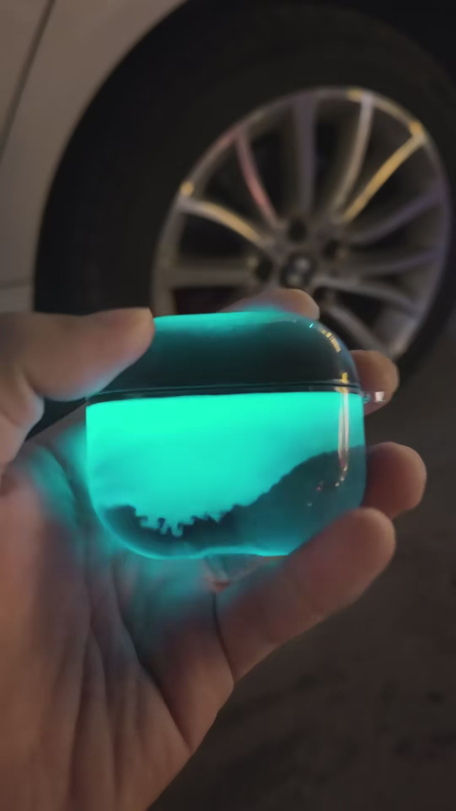 Démonstration de l'effet phosphorescent LUCIØLE